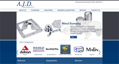 Desktop Screenshot of ajdholding.com